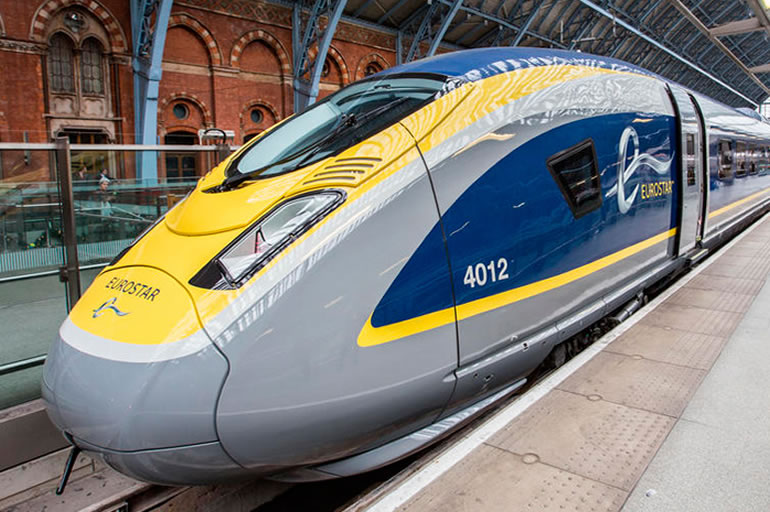 Trem na Europa Eurostar